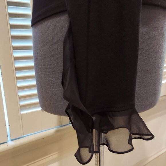 Romantic Vintage Cache Brown Ruffled Blouse Size S NWT - Picture 5 of 5